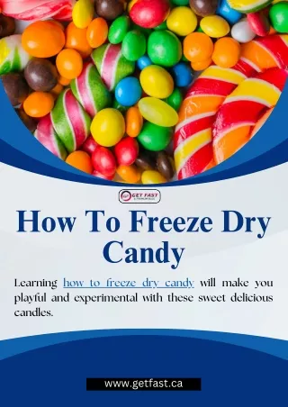 How To Freeze Dry Candy