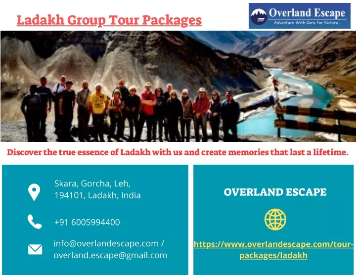 ladakh group tour packages