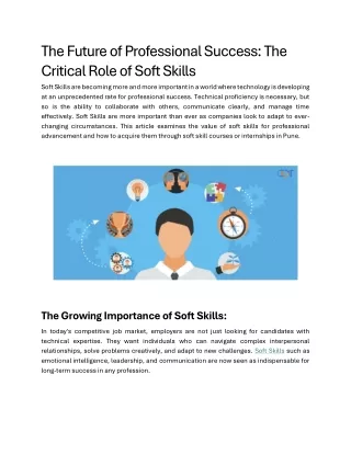 the future of professional success the critical