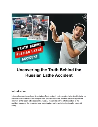 uncovering the truth behind the russian lathe
