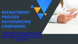 recruitment process outsourcing companies