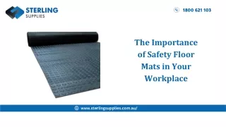 The Importance of Safety Floor Mats in Your Workplace (1)