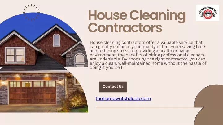 house cleaning contractors