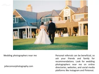 Wedding photographers near me