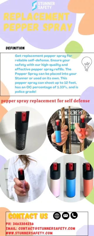 Replacement Pepper Spray