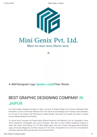 Graphic Design - minigenix
