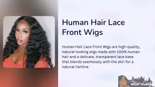 Discover the Elegance of Human Hair Lace Front Wigs