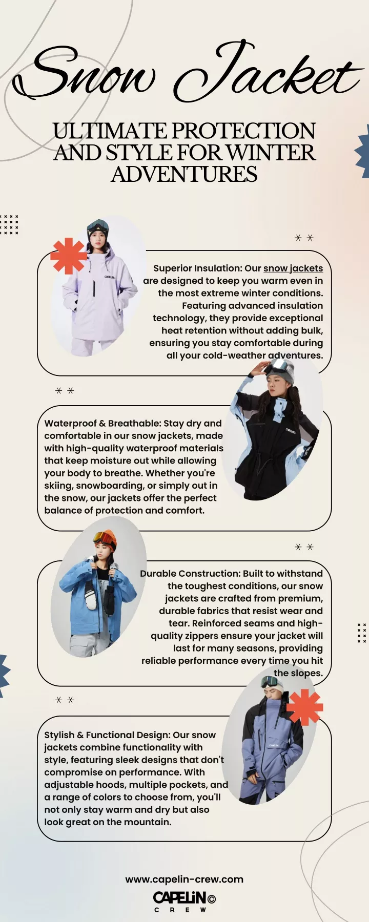 snow jacket ultimate protection and style