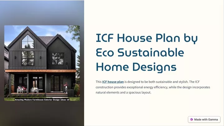 icf house plan by eco sustainable home designs