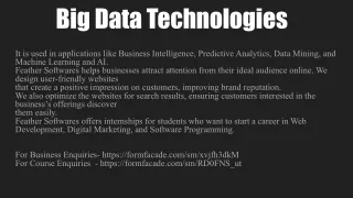 big data technologies
