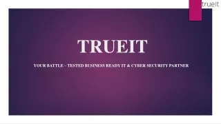 TRUEIT- CLOUD MIGRATION SYDNEY