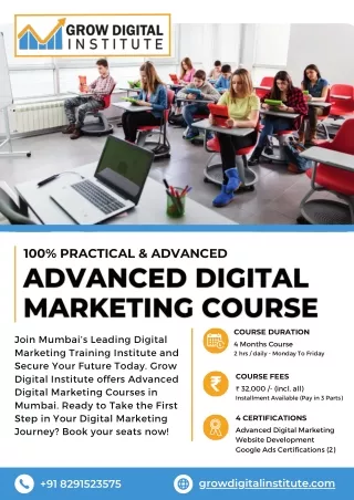 Grow Digital Institute - Best Digital Marketing Courses in Borivali