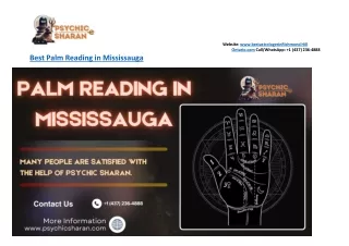 Best Palm Reading in Mississauga