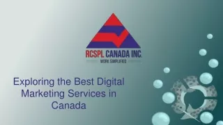 Canada’s Best Digital Marketing Services