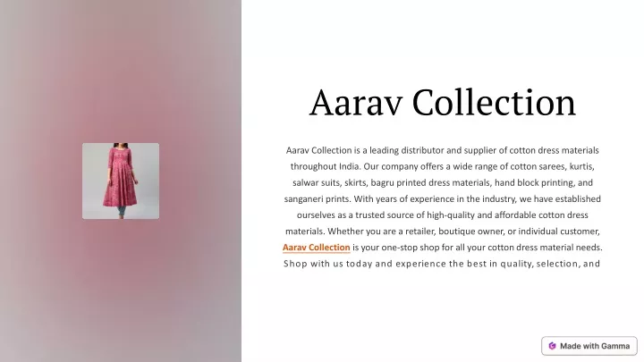 aarav collection