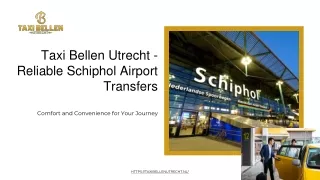 Taxi naar Schiphol Utrecht Reliable and Comfortable Airport Transfers