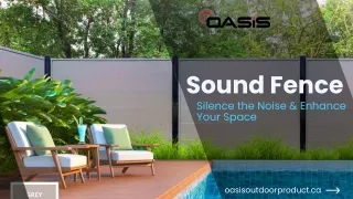 Sound Fence: Silence the Noise and Enhance Your Space