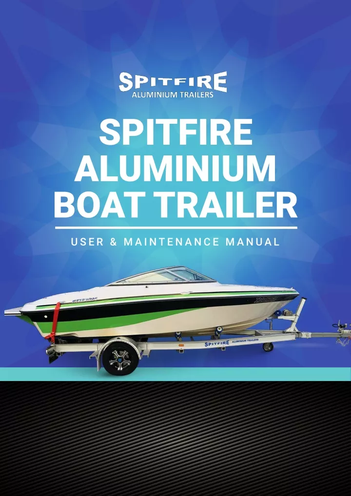 spitfire aluminium boat trailer