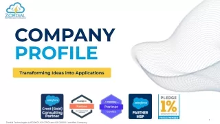Salesforce Development Companies in India Zordial Technologies Company_Profile