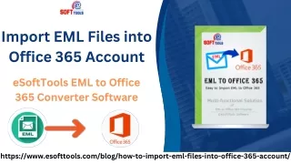 Import EML Files into Office 365 Account