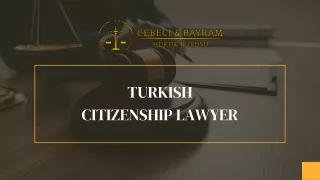 Expert Turkish Citizenship Lawyer - Cebeci Bayram Law