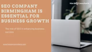SEO Company Birmingham is Essential for Business Growth