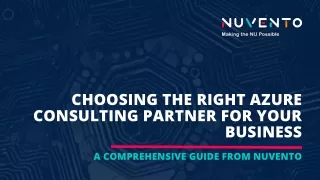 choosing the right azure consulting partner