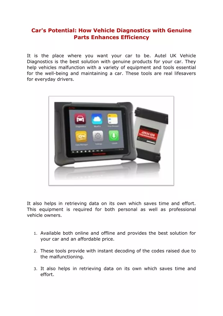 car s potential how vehicle diagnostics with