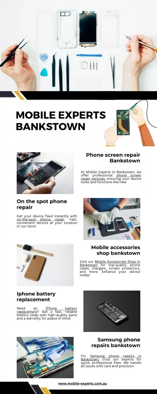 On the spot repair | Mobile Experts Bankstown
