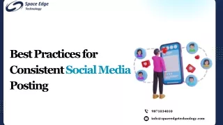best practices for consistent social media posting