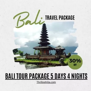 Bali 5 Days 4 Nights Package