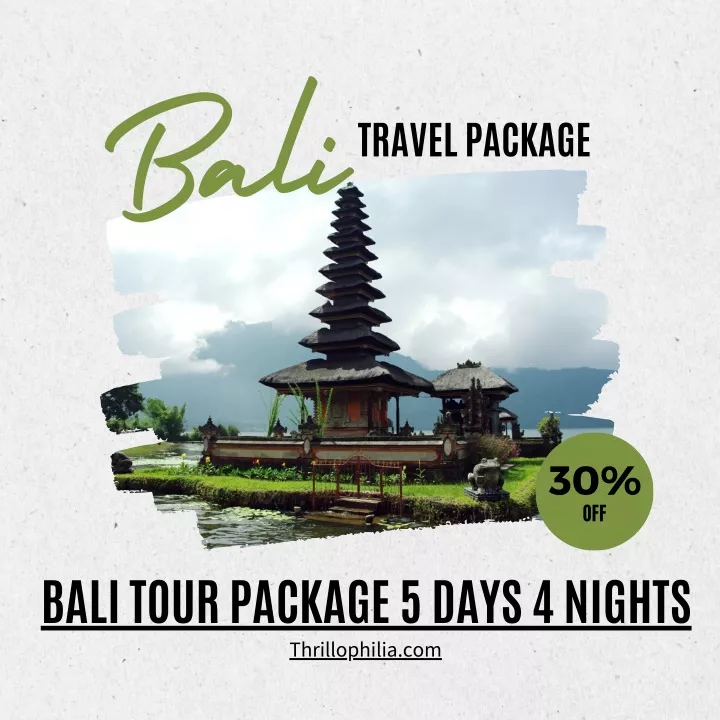 bali travel package