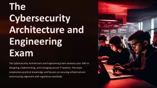 Master the Cybersecurity Architecture and Engineering Exam with Realbraindumps