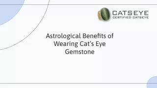 Astrological Benefits of Wearing Cat’s Eye Gemstone