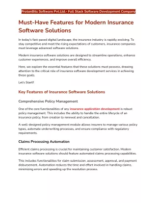 protonbits software pvt ltd full stack software