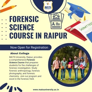 Forensic Science Course in Raipur 931