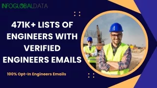 471,953 lists of engineers with verified engineer email list2