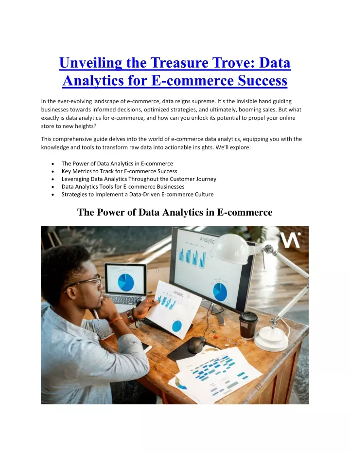 unveiling the treasure trove data analytics