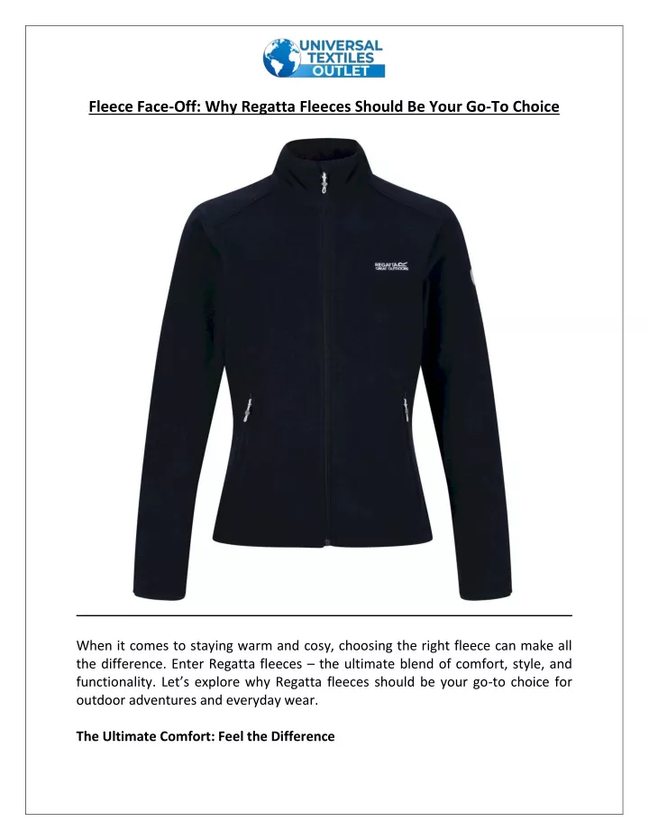 fleece face off why regatta fleeces should