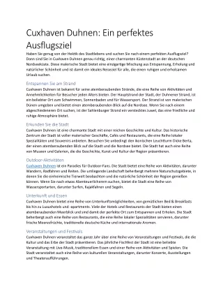 cuxhaven duhnen ein perfektes ausflugsziel haben