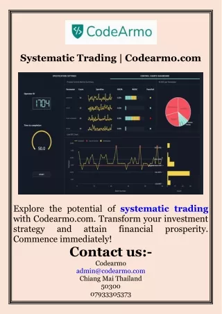 Systematic Trading  Codearmo.com