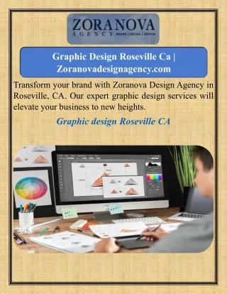 Graphic Design Roseville Ca   Zoranovadesignagency.com