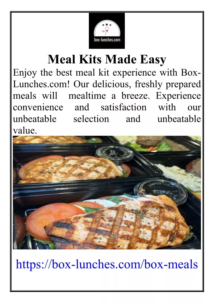 meal kits made easy enjoy the best meal