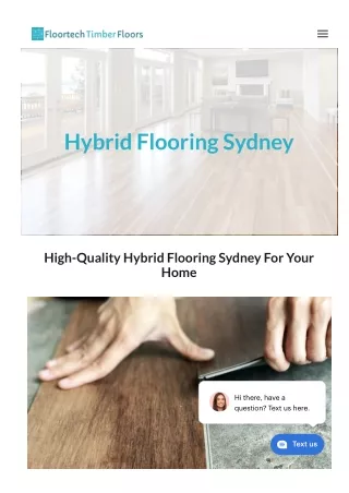 hybrid flooring sydney