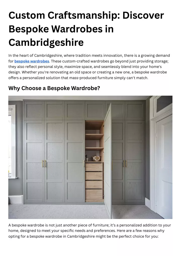 custom craftsmanship discover bespoke wardrobes