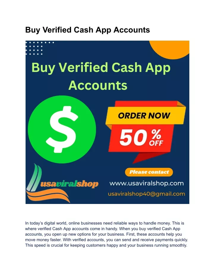 buy verified cash app accounts