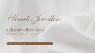 Your Story, Our Jewelry: Sonali Jeweller