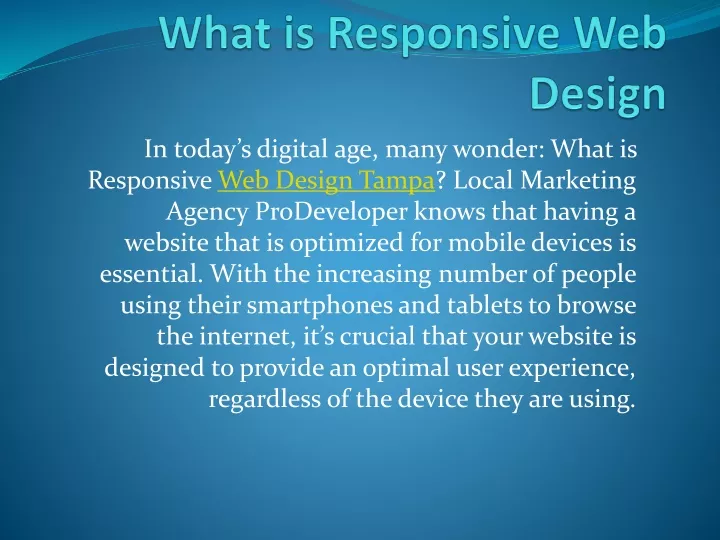 what is responsive web design