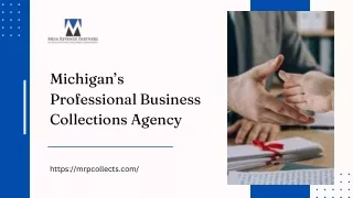 Michigan’s Professional Business Collections Agency