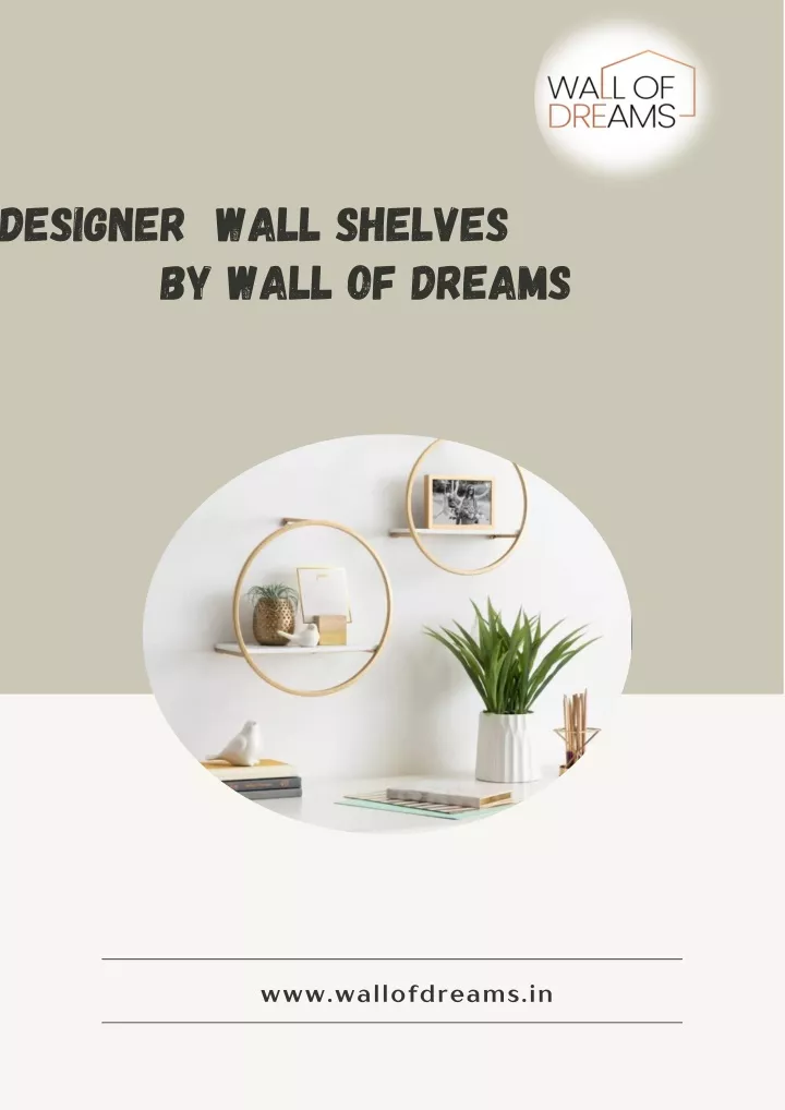 designer wall shelves by wall of dreams